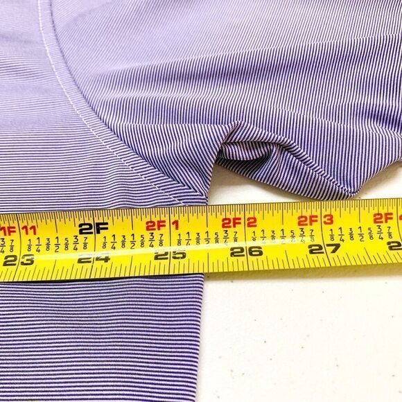 Footjoy Shirt Men XL Purple Golf Polo‎ Stretch Preppy Pine Forest Houston Texas - Picture 10 of 12